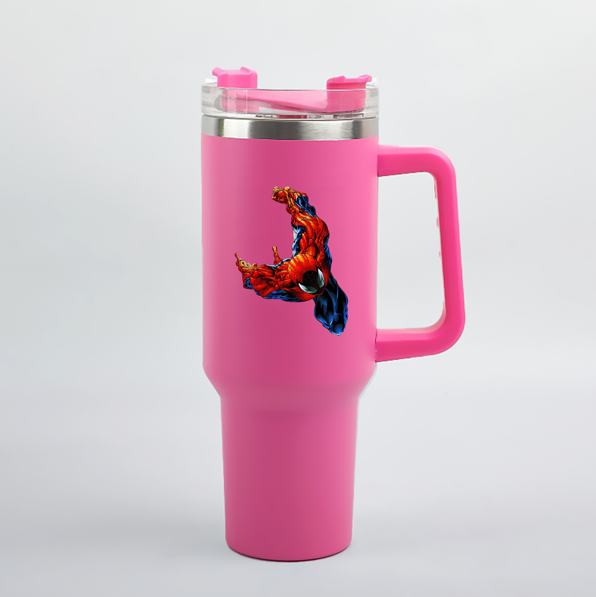 （画像用） Spider Man スパイダーマン 1200mL車用タンブラー（カラープリント）